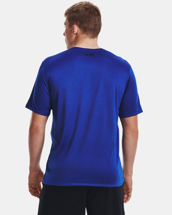 Men's UA Tech™ Vent Short Sleeve, Blue, pdpMainDesktop image number 1